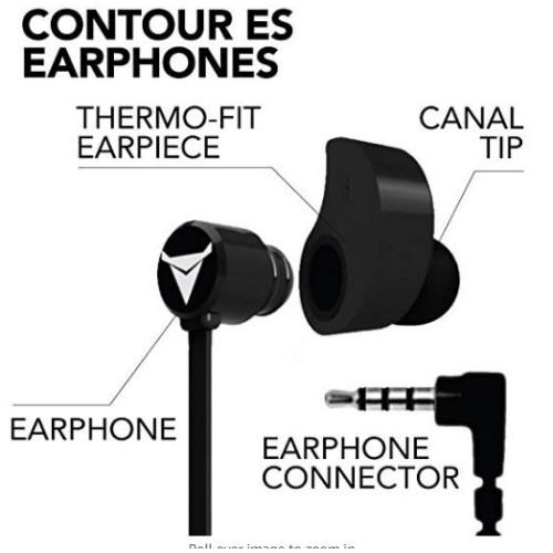Decibullz Custom Molded ES In-ear Headphones Ear Protection